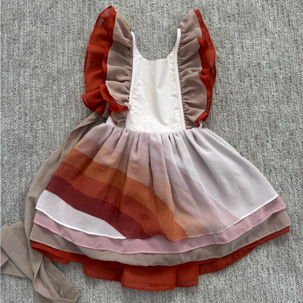 Pleiades Designs handmade chiffon twirl dress 4T